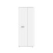 Schuhschrank >NET106< mit 5 Böden / 6 Fächern, in weiß - 68,9x179,1x34,8cm (BxHxT)