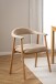 Holzstuhl >Addi< (2er-Set) in Beige, Polyester, Massivholz - 56x75,5x54 (BxHxT)