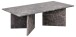 Couchtisch >Vega< aus Naturstein, in Marmor Braun/Grau - 140x42x70cm (BxHxT)