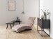 Chaiselongue >Slinky< in dusty rose, Stoff - 60x82x170cm (BxHxT)