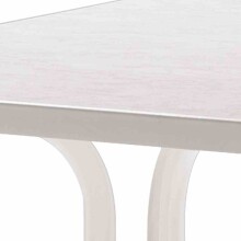 Gartentisch >133/< in weiß, Mecalit®-Pro,...