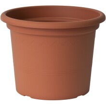 Blumentopf >Geo< in terracotta, Polypropylen -...