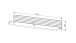 Wohnwand >Core< (3-teilig) in weiß supermatt / Artisan Dekor - 240x77x44 (BxHxT)