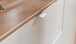 Wohnwand >Core< (3-teilig) in weiß supermatt / Artisan Dekor - 240x77x44 (BxHxT)