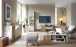Wandboard >ALVERNO< in Asche/Coast Evoke Eiche Lamelle-Dekor - 160x24x20 (BxHxT)
