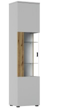 Glasvitrine >ALVERNO< in Asche/Coast Evoke Eiche...
