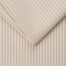 Big-Sofa >BARURA Loveseat< mit 4 Kissen, Bezug Cord-Optik creme / beige - 292x90x194 (BxHxT)