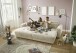 Big-Sofa >BARURA Loveseat< mit 4 Kissen, Bezug Cord-Optik creme / beige - 292x90x194 (BxHxT)