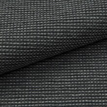 Wohnlandschaft >Jakarta< Schlaffunktion, Stauraum, 3 Kopfstützen, Armlehnverstellung, 3 Kissen, schwarz / anthrazit "lava" - 324x107x170/218 (BxHxT)