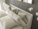 Boxspringbett >Valencia 180< 4x Bettkasten / Stauraum, inkl. Topper, Bezug Ivory cream, Liegefläche 180x200cm - Stellmaß 183x105x240cm (BxHxT)