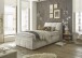 Boxspringbett >Valencia 120< 2x Bettkasten / Stauraum, inkl. Topper, Bezug Ivory cream, Liegefläche 120x200cm - Stellmaß 123x105x240cm (BxHxT)