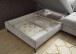 Ecksofa >SYDNEY< Elektrische Sitztiefenverstellung, 5 verstellbare Kopfstützen, Bettkasten, Bezugsstoff "taupe" - 282x105x198 (BxHxT)