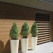 Übertopf >TUIT< in weiß, Polypropylen - 33x61x33x33cm (BxHxTxD)