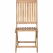 Gartenstuhl >PALEROS< klappbar, in natur, Akazienholz - 65x97x44,5cm (BxHxT)