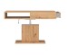 Couchtisch >CORTADO< höhenverstellbar bis 80cm, Schublade, in Artisan Eiche Dekor - 110x60/80x65cm (BxHxT)