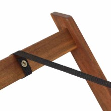 Tabletttisch >MINERA< in natur geölt, Akazienholz  - 45x99,5x80cm (BxHxT)