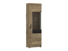 Wohnwand >Grano< (3-teilig) in Viking Eiche Dekor - 215x195x41 (BxHxT)