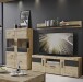 Wohnwand >Grano< (3-teilig) in Viking Eiche Dekor - 259x170x41 (BxHxT)