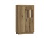 Wohnwand >Delamar< (3-teilig) in Coast Evoke Eiche Dekor - 266x165x40 (BxHxT)
