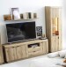 Wohnwand >Delamar< (3-teilig) in Coast Evoke Eiche Dekor - 248x197x40 (BxHxT)