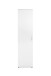 Garderobenschrank >Andy< 1 Tür, 5 Böden, in Weiß - 50x187x34cm (BxHxT)
