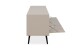 Lowboard >Arona< 3 Klappen, in Sand / Schwarz - 175x50x38cm (BxHxT)