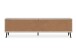 Lowboard >Arona< 3 Klappen, in Sand / Schwarz - 175x50x38cm (BxHxT)