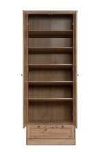 Mehrzweckschrank >Timber< 2 Türen, 1 Schublade, 5 Böden, Landhaus, in Artisan Eiche Dekor

 - 80x200x39cm (BxHxT)