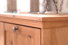 Anrichte >Timber< Landhaus, 4 Türen, 4 Schubladen, 4 Böden, in Artisan Eiche Dekor

 - 200x90x40cm (BxHxT)
