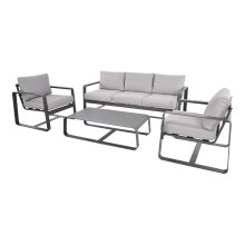 Gartenlounge-Set >BELEZZA< 3-Sitzer, 2 Sessel,...