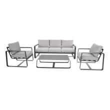 Gartenlounge-Set >BELEZZA< 3-Sitzer, 2 Sessel,...