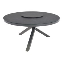 Gartentisch >Mojito Ceramic Negro< rund,...
