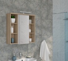Badezimmerspiegelschrank >Veris< LED-Beleuchtung,...