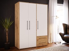 Kleiderschrank >Mokkaris< 2 Schübe, Artisan...
