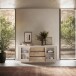 Sideboard >Siena< 2 Türen, 3 Schübe, Cashmere / Cadiz Eiche Dekor - 180x80x50 (BxHxT)