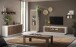 Sideboard >Siena< 2 Türen, 3 Schübe, Cashmere / Mercure Eiche Dekor - 180x80x50 (BxHxT)