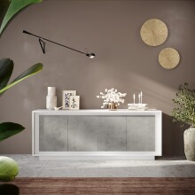 Sideboard >Siena< 4 Türen, Soft-Close, Weiss...