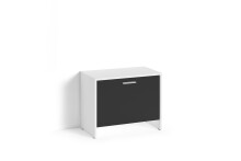 Sitzbank >BEN< in Weiß/Schwarz 60 x 48 x 35...