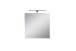 Spiegelschrank >SPREE< in weiß 60 x 60 x 20 cm (BxHxT)