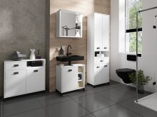 Spiegelschrank >WELLNESS< in Weiß 60 x 61 x...
