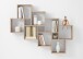 Wandregal >LAURIO 3< in Eiche Dekor - 94,5x120,8x15,7cm (BxHxT)