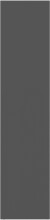 Anbauschrank >Benevent< in Anthrazit matt - 40x180x30cm (BxHxT)