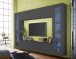 TV-Board >Benevent< in Anthrazit matt - 180x40x30cm (BxHxT)