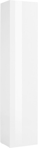 Anbauschrank >Benevent< in Weiß Hochglanz - 40x180x30cm (BxHxT)