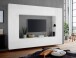 Anbauschrank >Benevent< in Weiß Hochglanz - 40x180x30cm (BxHxT)