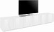 TV-Board >Piacenza< in Weiß Hochglanz - 243,6x46x44,2cm (BxHxT)