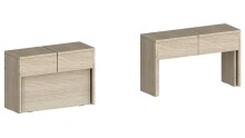 Essbank >Pachino< in Ulme - 66/290x45x25cm (BxHxT)