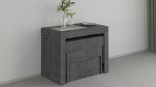Essbank >Pachino< (2er-Set) in Schiefer - 66/290x45x25cm (BxHxT)