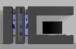 Wohnwand >Benevent< (7-teilig) in Anthrazit matt - 340x180x30 (BxHxT)