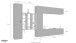 Wohnwand >Benevent< (5-teilig) in Anthrazit matt - 350x180x30 (BxHxT)